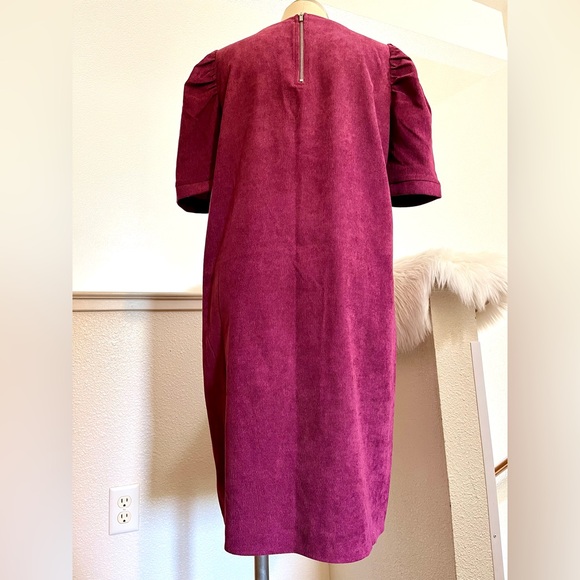 NWT L Red Molly Bracken Corduroy Dress - Picture 4 of 9